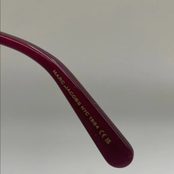 Marc Jacobs Red Glasses - Picture 7 of 13